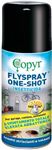 Flyspray One-Shot Insetticida 6 pezzi -Acaricida Bomboletta autosvuotante da 150 ml a base di Piretrine pure